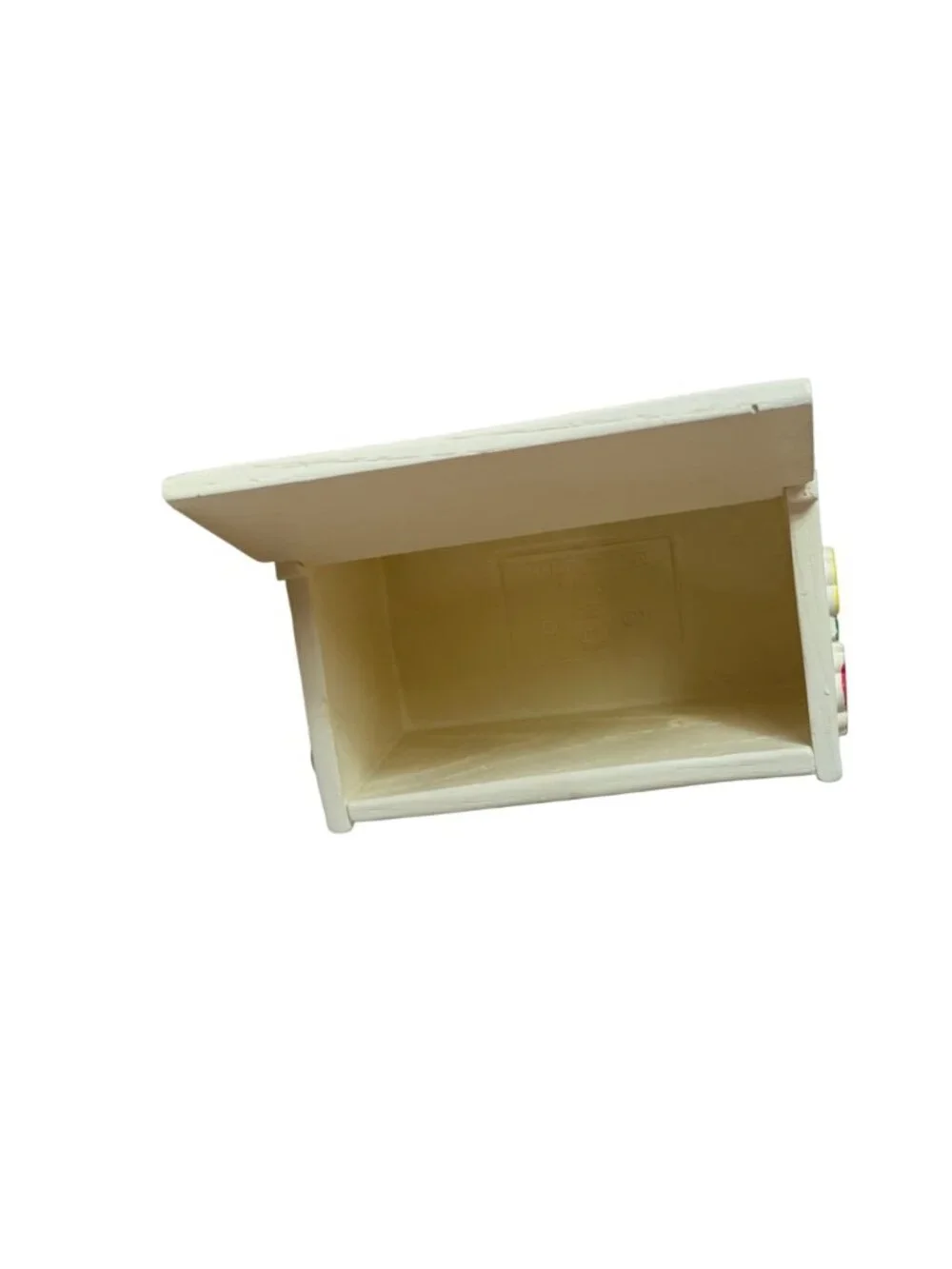 Vintage FTD Recipe Card Box Retro USA Floral Hinged Lid Holder Kitchen Storage